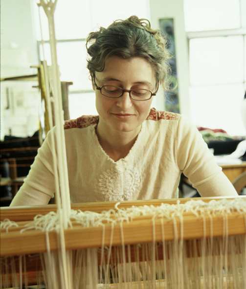Ilka White weaving